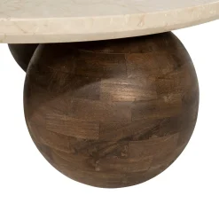 Botticino salontafel met balpoten - Eleonora Babs