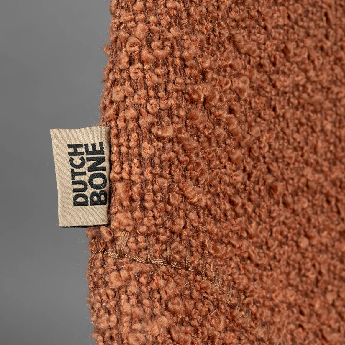 Boucle eetkamerstoel - Dutchbone Franky Boucle