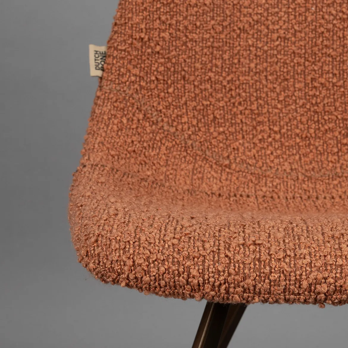 Boucle eetkamerstoel - Dutchbone Franky Boucle