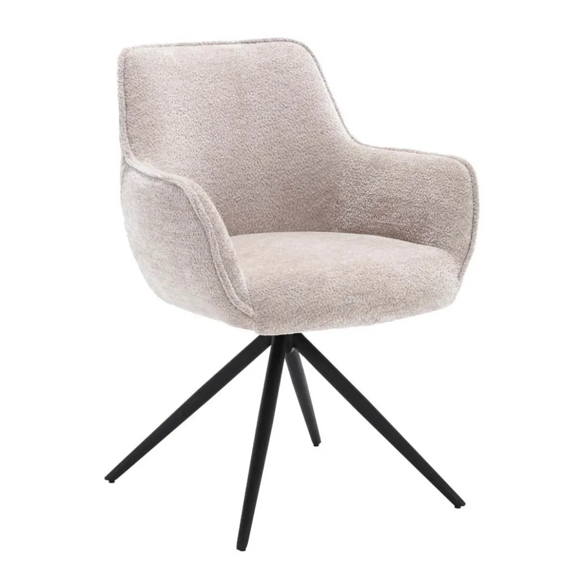 Boucle stoel draaibaar - Tower Living Fondo