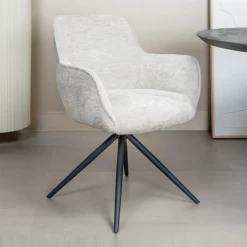 Boucle stoel draaibaar - Tower Living Fondo