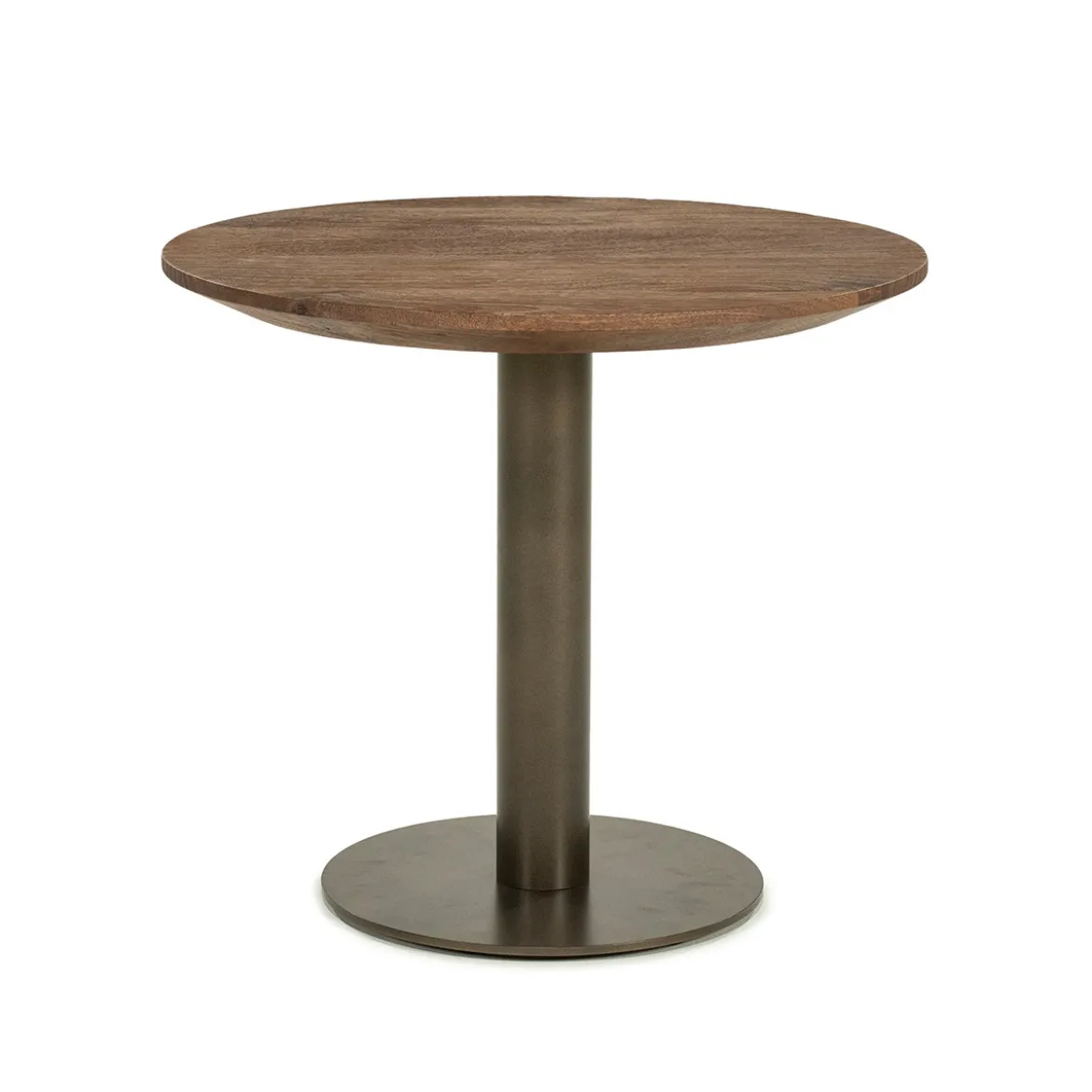 Brons potige salontafel rond - Eleonora Esila