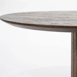 Bruine salontafel organische vorm - Eleonora Jordy