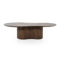 Bruine salontafel organische vorm - Eleonora Jordy