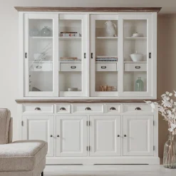 Buffetkast Romantisch wit L - Tower Living Fleur