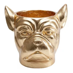 Bulldog plantenbak goud - Kare Design Bulldog Gold