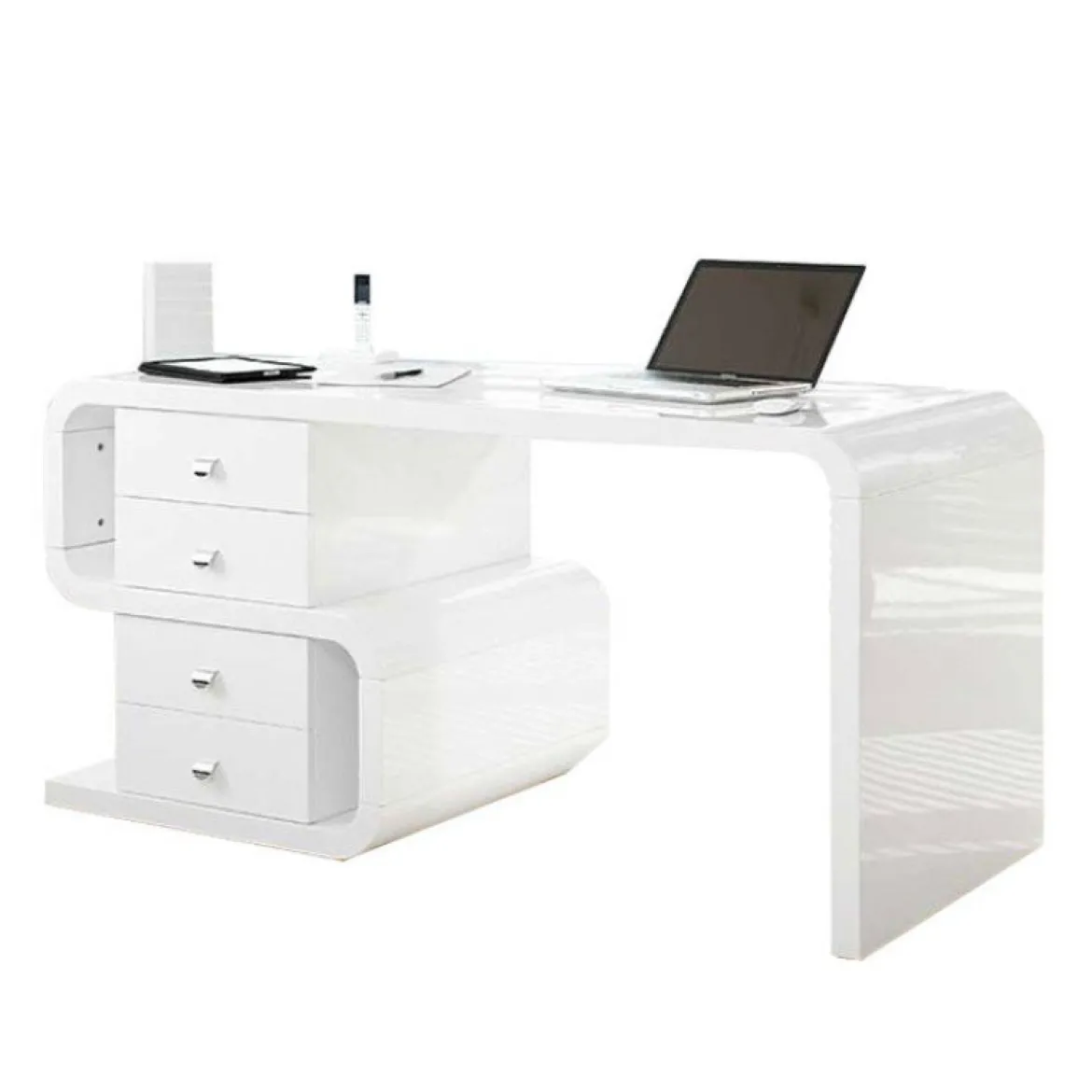 Bureau retro design wit - Kare Design Club Snake
