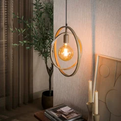 Cirkel hanglamp metaal - Santa Turn Around
