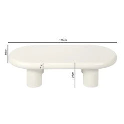Cloud salontafel creme wit - Bodio Cloud