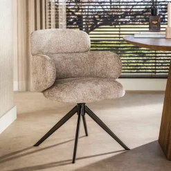 Comfortable eetkamerstoel draaibaar - Giani Flex