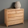 Commode teakhout met 5 lades - Tower Living Corona