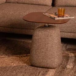 Design bijzettafel walnoot - Dutchbone Shelly