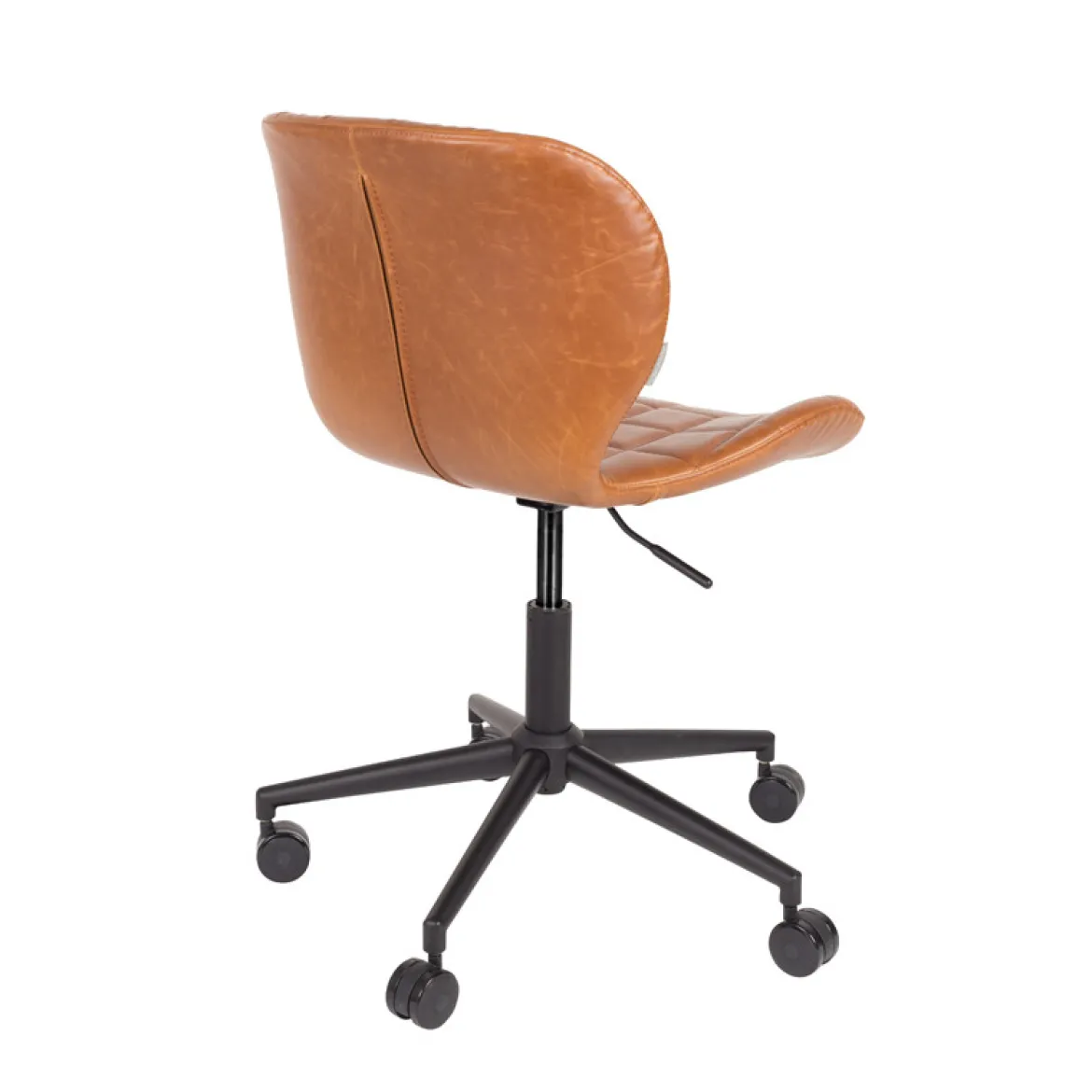 Design bureaustoel bruin kunstleer - Zuiver OMG Office