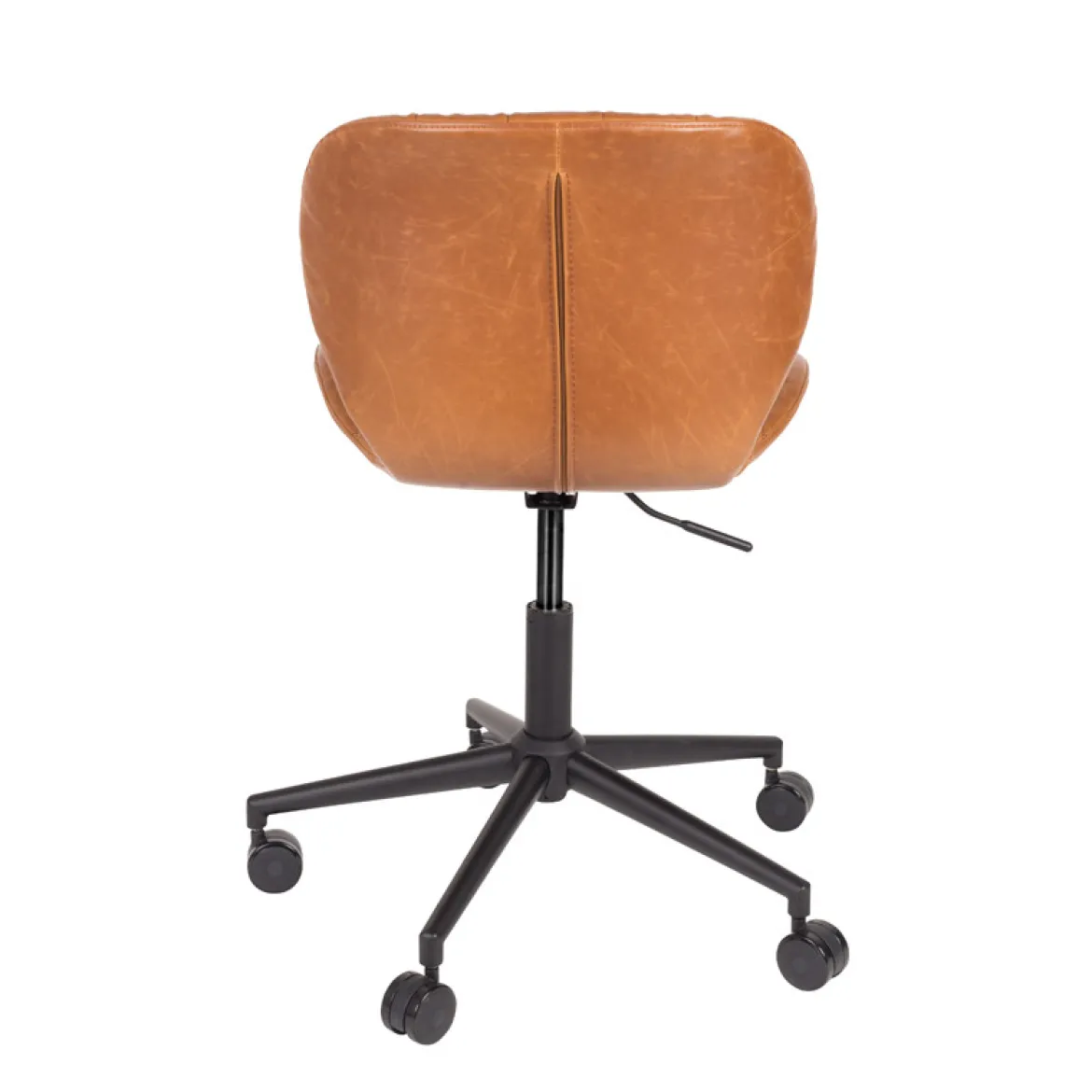 Design bureaustoel bruin kunstleer - Zuiver OMG Office