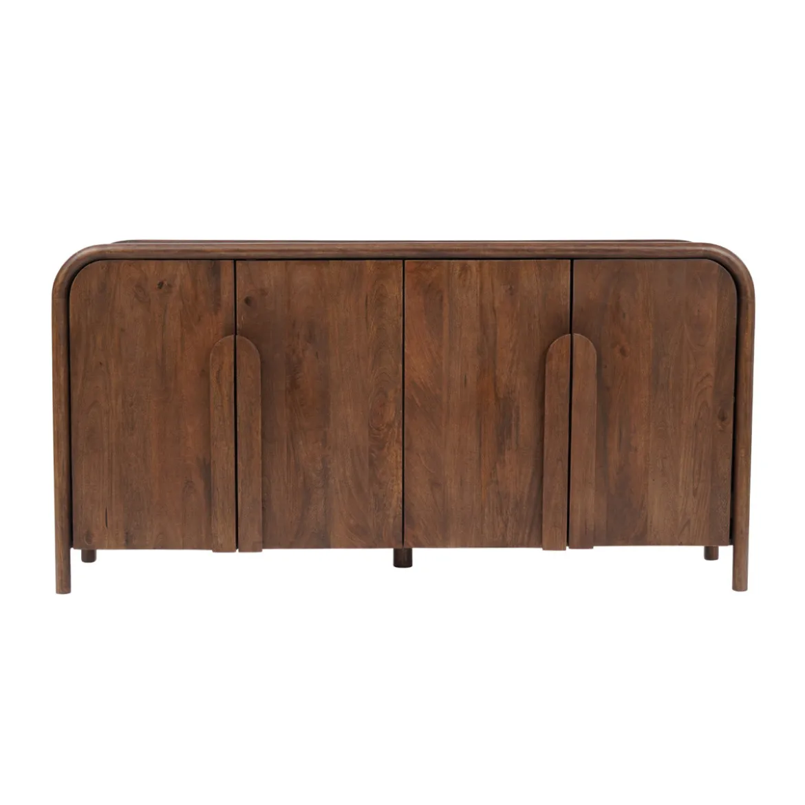 Design dressoir hout met ronde hoeken - Bodio Davie