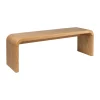 Design eetbank gebogen eiken - Zuiver Brave