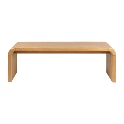 Design eetbank gebogen eiken - Zuiver Brave