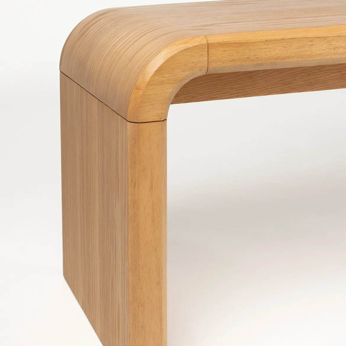 Design eetbank gebogen eiken - Zuiver Brave