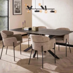 Design eetkamerstoel boucle - Giani Flores