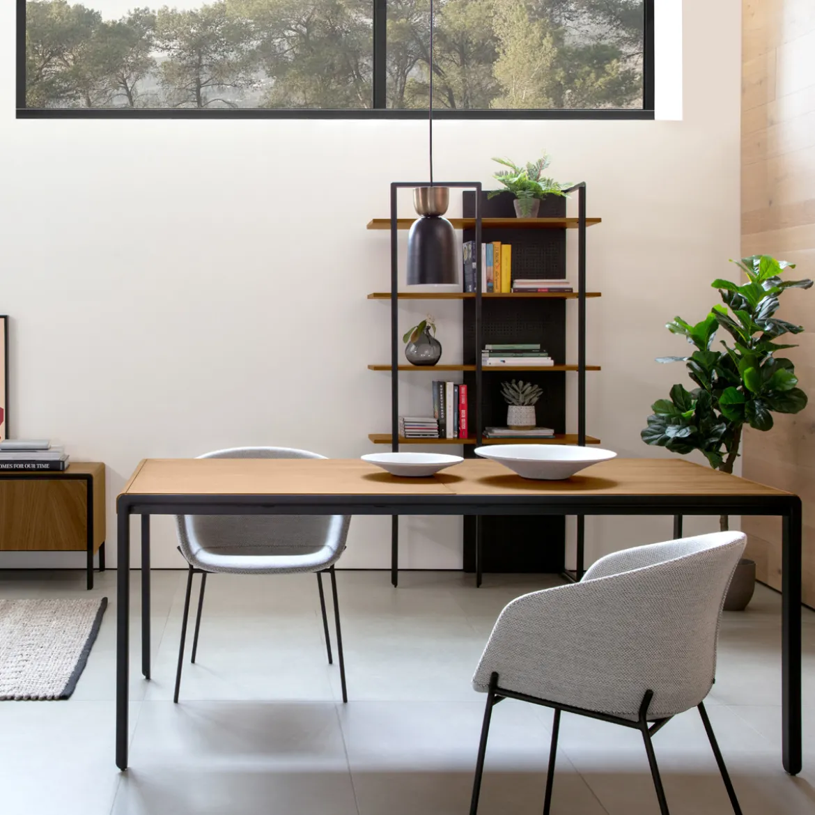 Design eettafel uitschuifbaar - Kave Home Nadyria