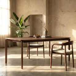 Design eettafel walnoot - Bodio Norman