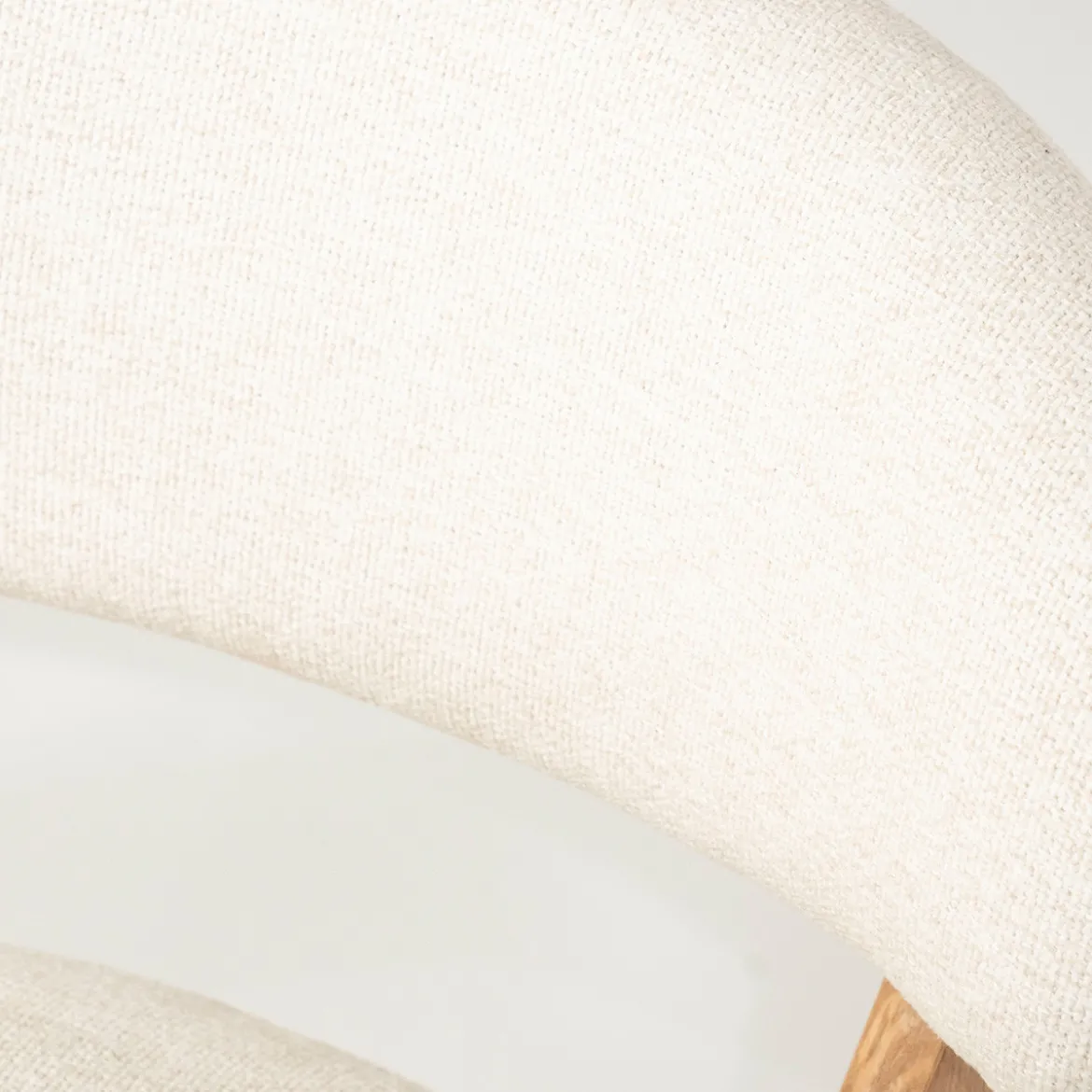 Design fauteuil eiken en stof - Eleonora Mikky
