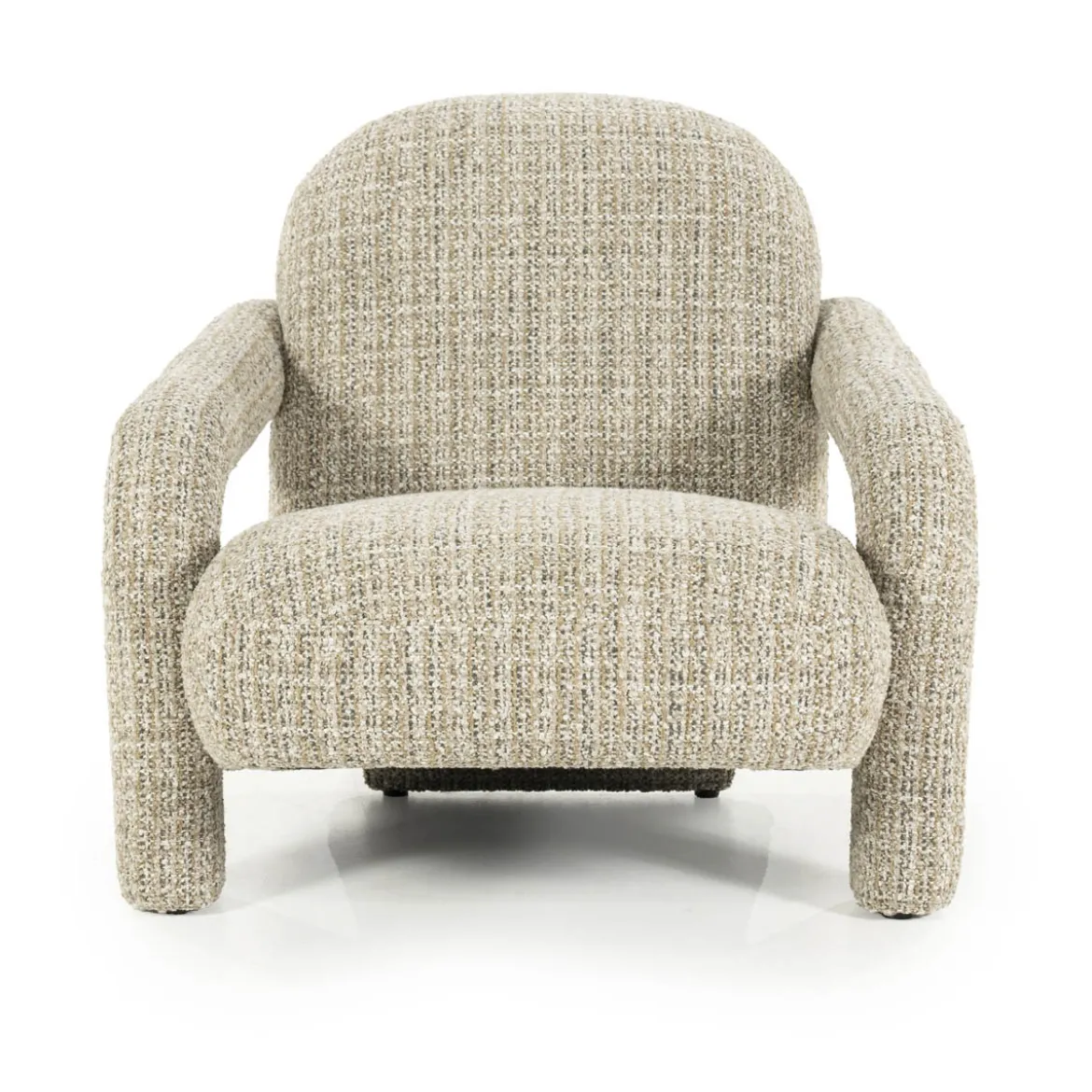 Design fauteuil met stoffen armleuning - Eleonora Monica