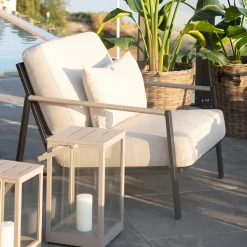 Design fauteuil voor buiten - Brafab Lyra