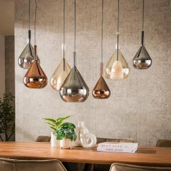 Design hanglamp gekleurd glas - Santa Wings Mix Glass