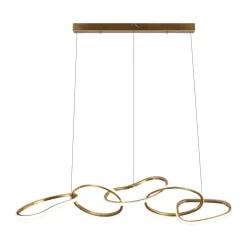 Design hanglamp gouden ringen - Richmond Interiors Flyn