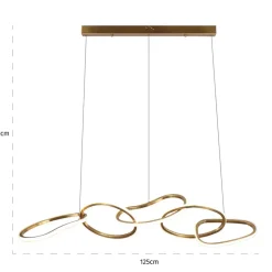 Design hanglamp gouden ringen - Richmond Interiors Flyn