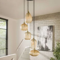 Design hanglamp 5 lichts - Santa V-Shape Pattern