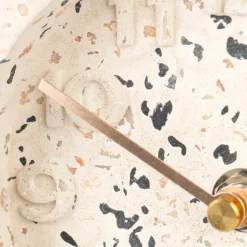 Design klok tafelmodel - Zuiver Pendulum Terrazzo