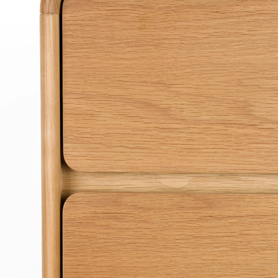 Design ladenkast gebogen hout - Zuiver Rise