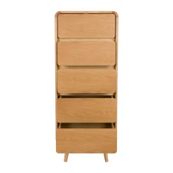 Design ladenkast gebogen hout - Zuiver Rise