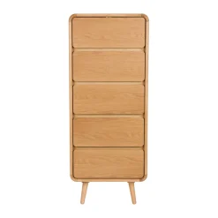 Design ladenkast gebogen hout - Zuiver Rise