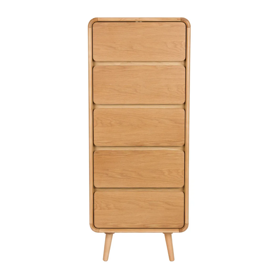 Design ladenkast gebogen hout - Zuiver Rise