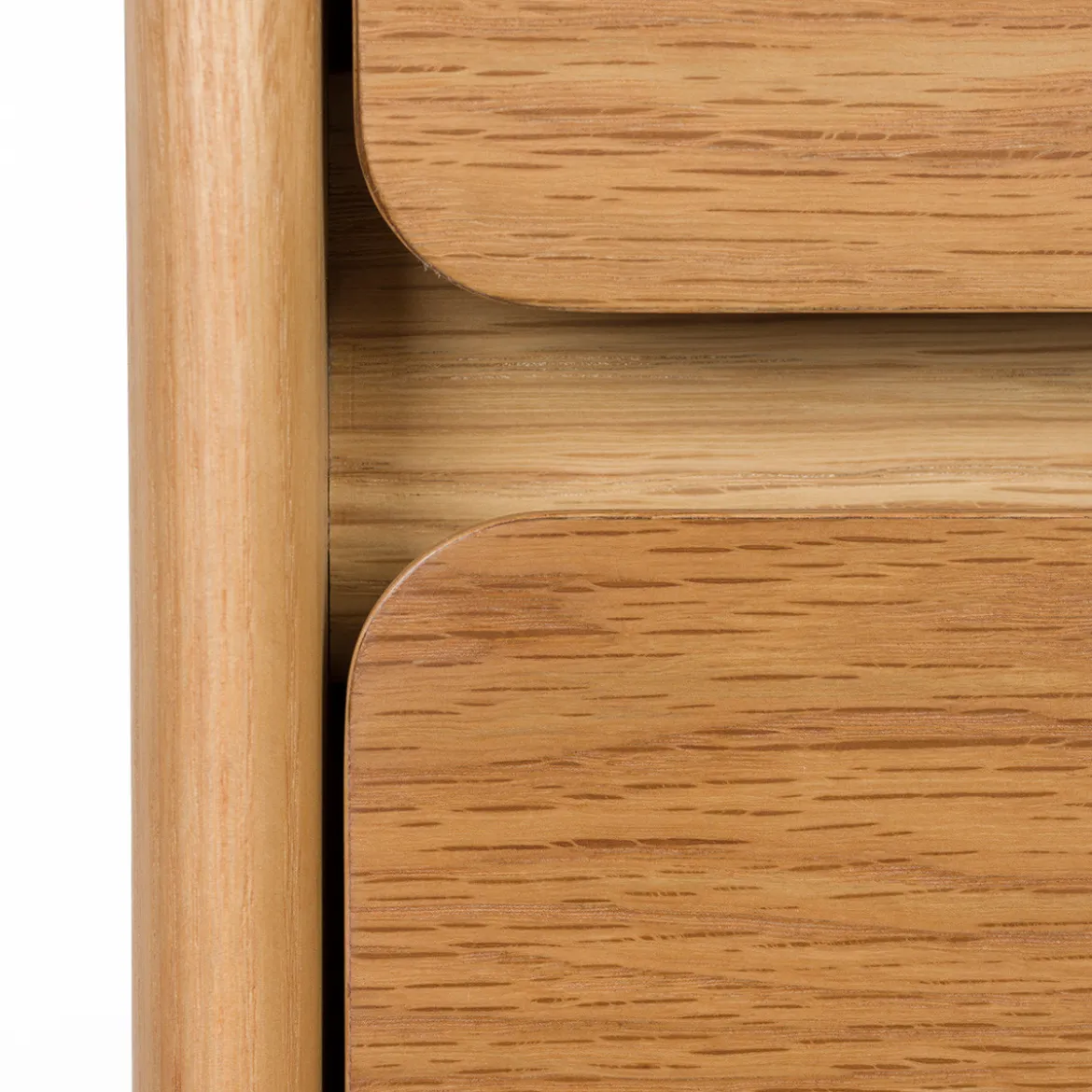 Design ladenkast gebogen hout - Zuiver Rise