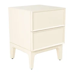 Design nachtkastje beige hout - Zuiver June