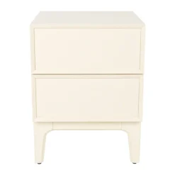 Design nachtkastje beige hout - Zuiver June