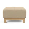 Design poef met eikenhout - Innovation Living Pyxis D.E.L.