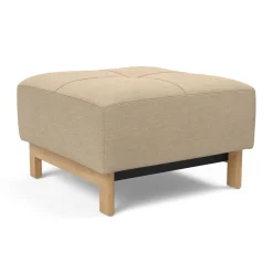 Design poef met eikenhout - Innovation Living Pyxis D.E.L.