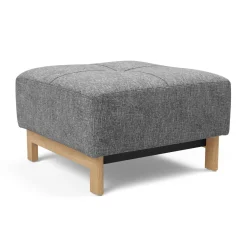 Design poef met eikenhout - Innovation Living Pyxis D.E.L.