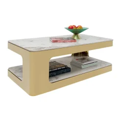 Design salontafel goud - Kare Design Nube Duo