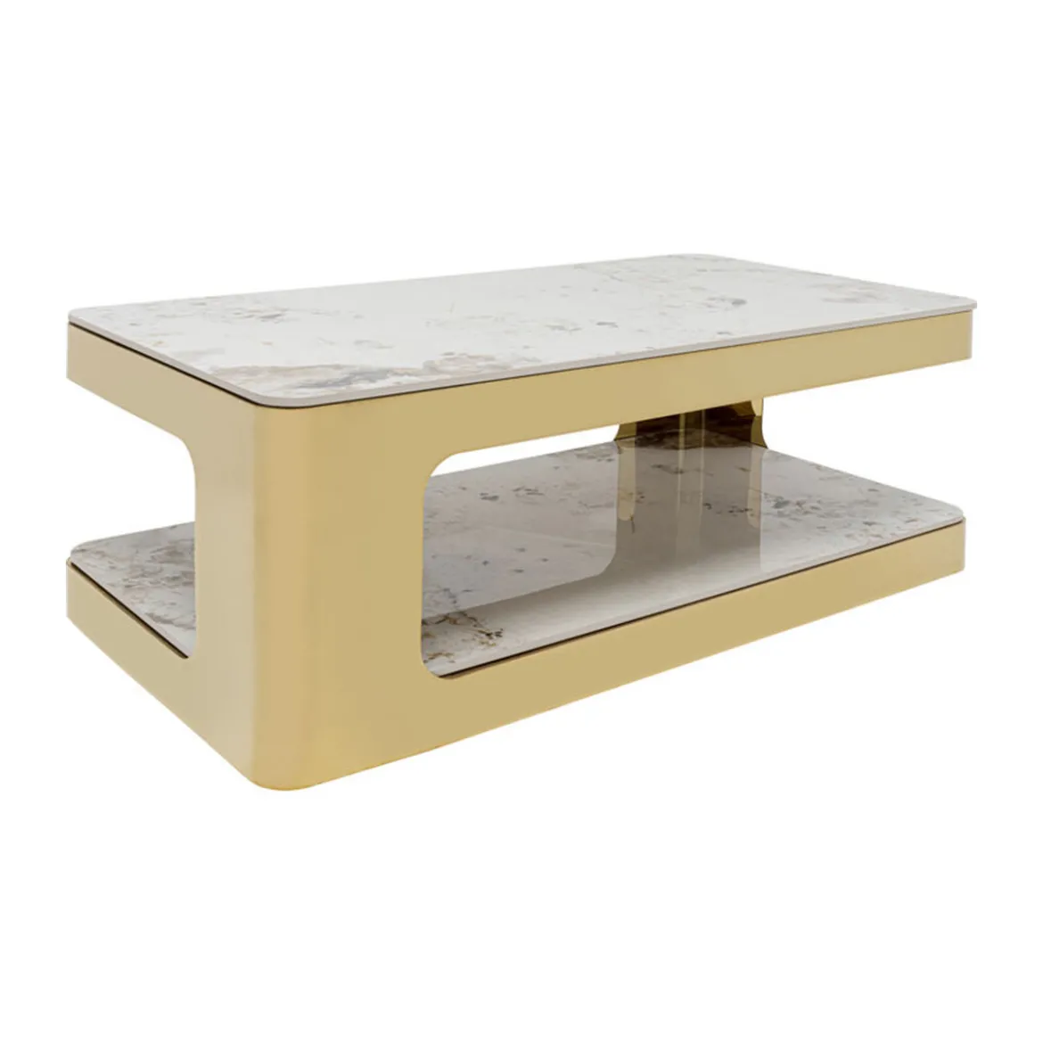 Design salontafel goud - Kare Design Nube Duo