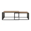 Design salontafel set teakhout - DTP Home Cosmo