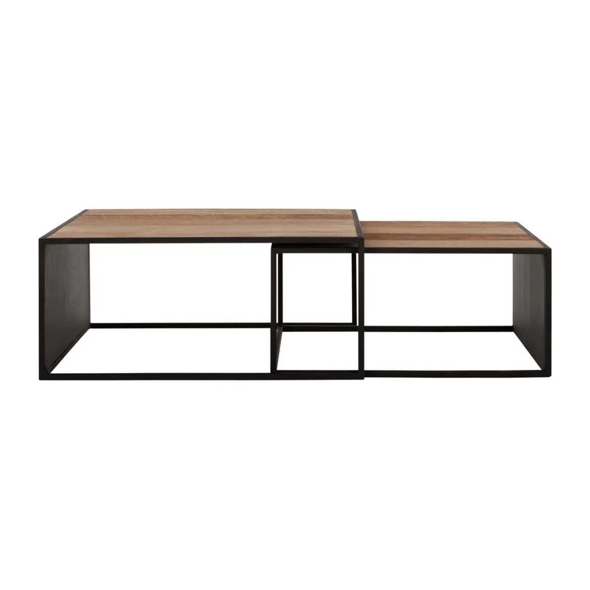Design salontafel set teakhout - DTP Home Cosmo