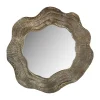 Design spiegel aluminium goud - Richmond Interiors Elia