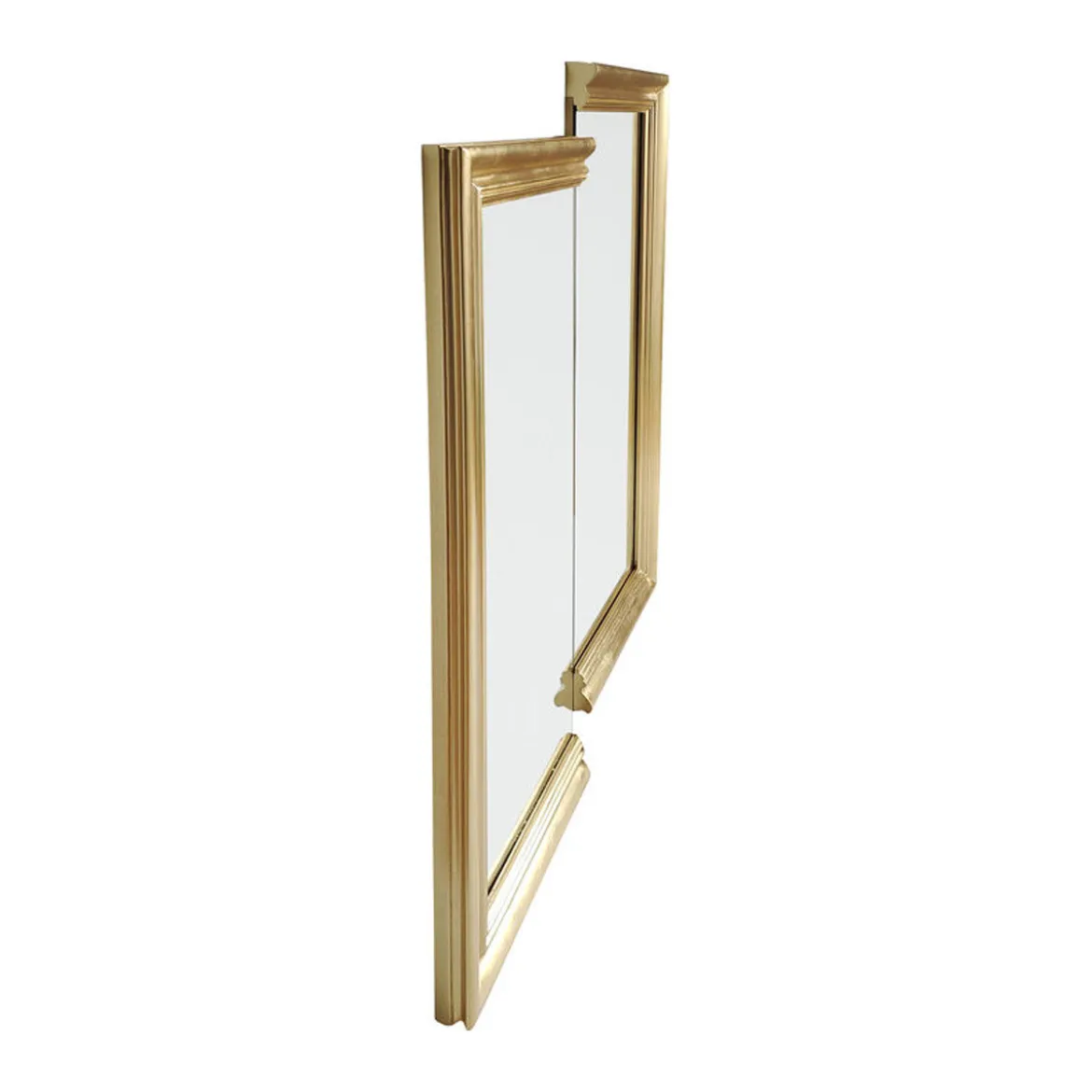 Design spiegel gouden lijst - Kare Design Double Vision