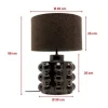 Design tafellamp bruin boucle - Kare Design Calamaro